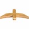 Ekena Millwork Bellingham Rough Sawn Timber Gable Bracket, Western Red Cedar, 36"W x 15"H x 4"D x 4"F, 10/12 Pitch GBW036X15X0404BEL00RWR - alternate 5